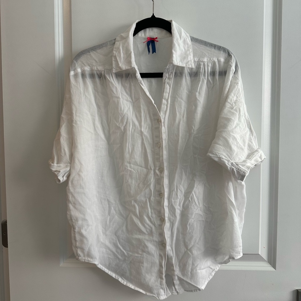 Classic White Button-Down Shirt - Women